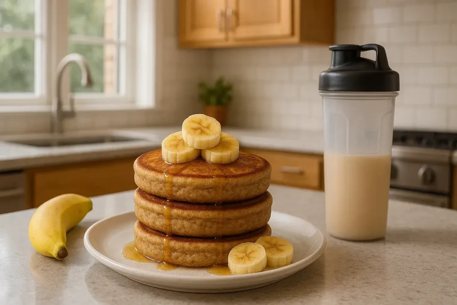 recette pancakes banane proteines
